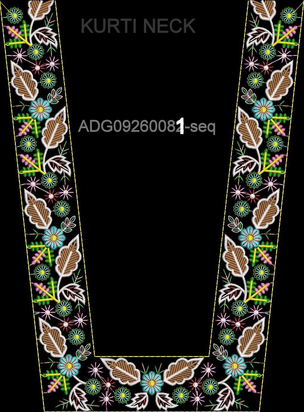kurti neck seq