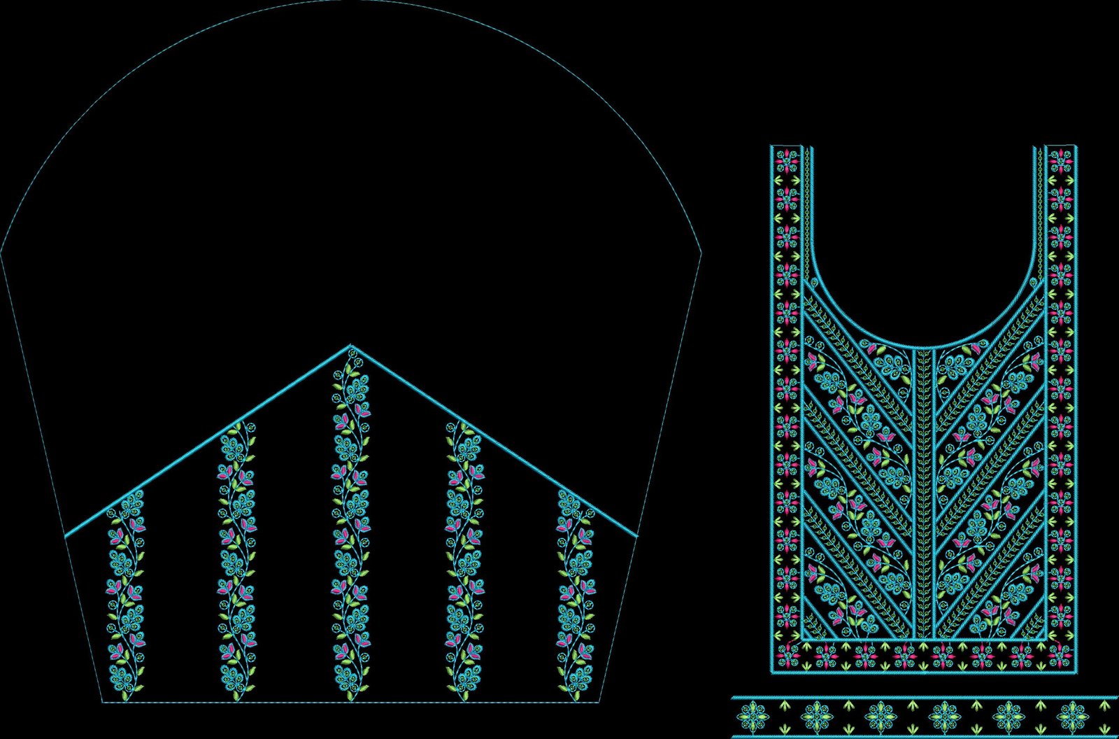 kurti neck seq