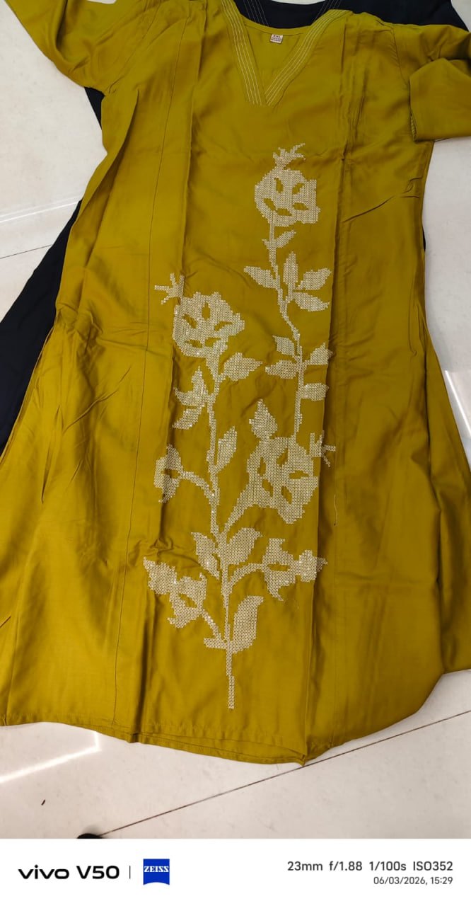 kurti neck panel