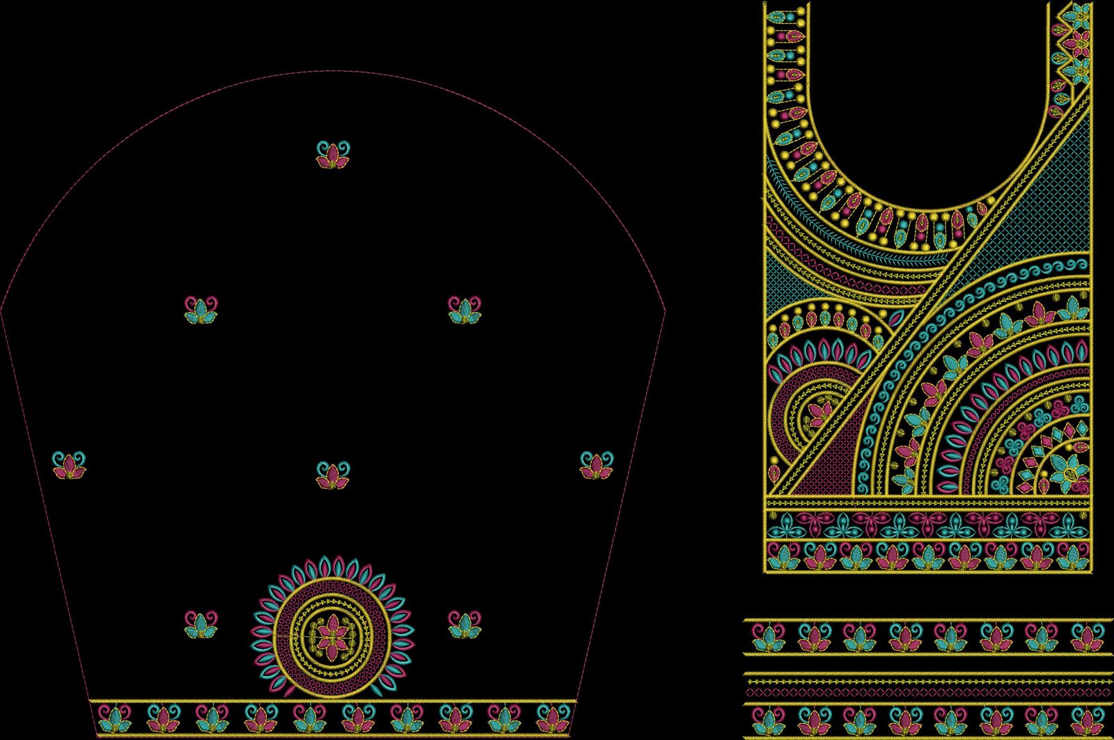 kurti neck seq