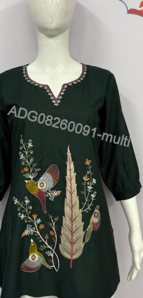 kurti neck panel