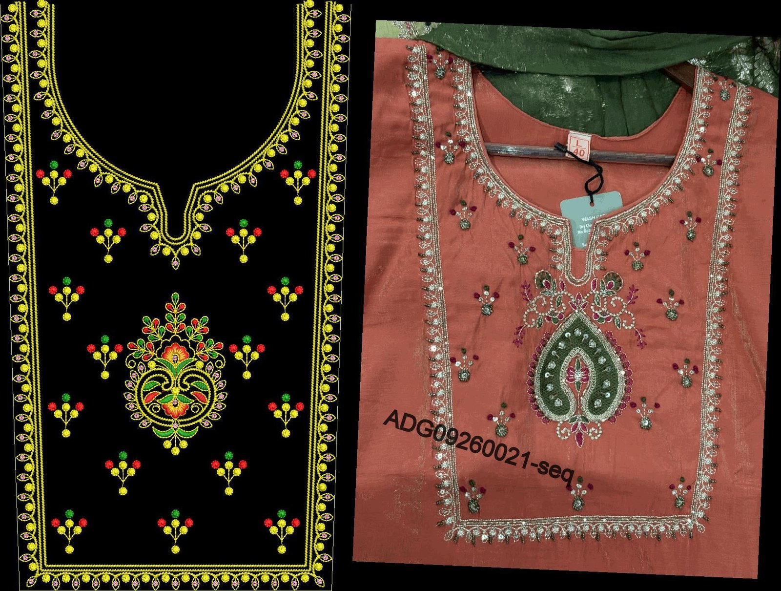 kurti neck seq