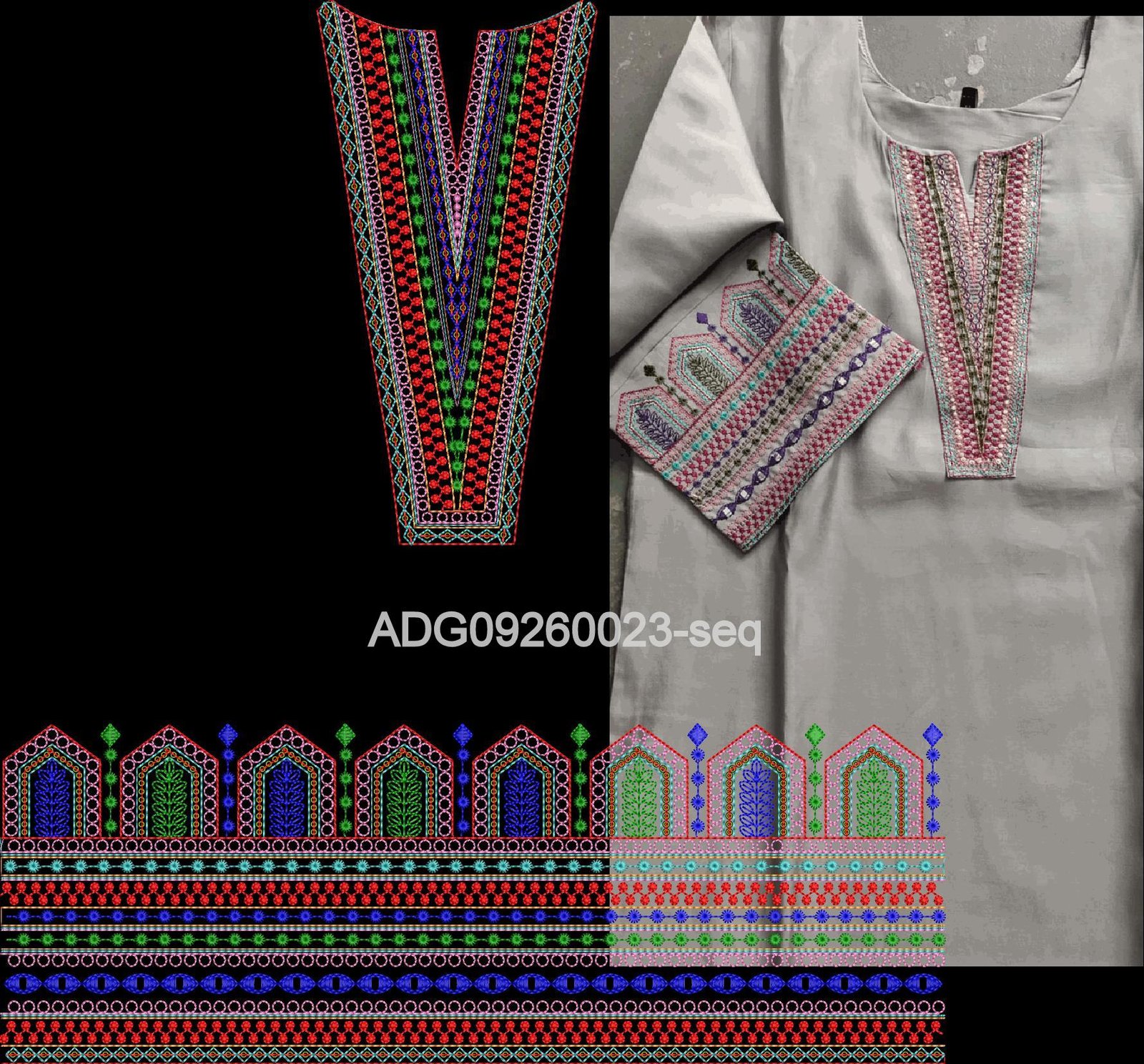 kurti neck seq