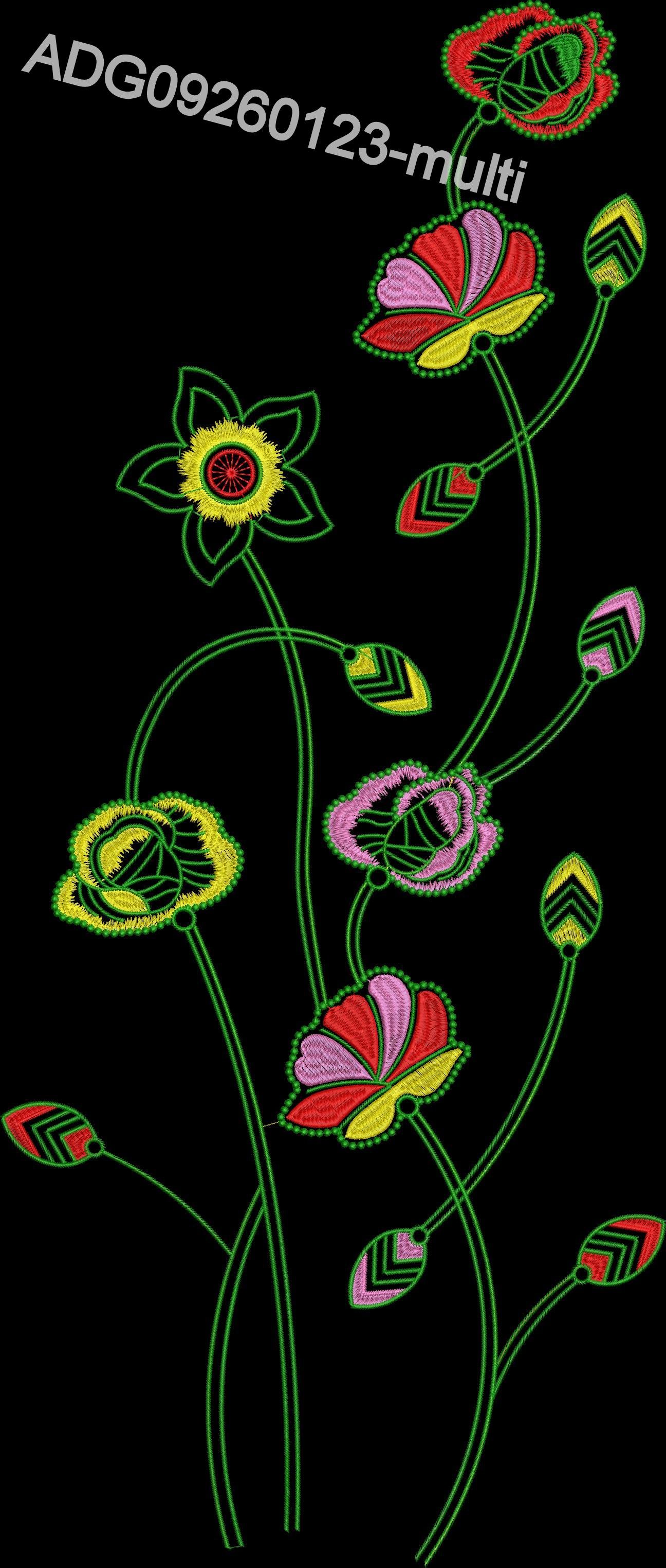 kurti neck panel