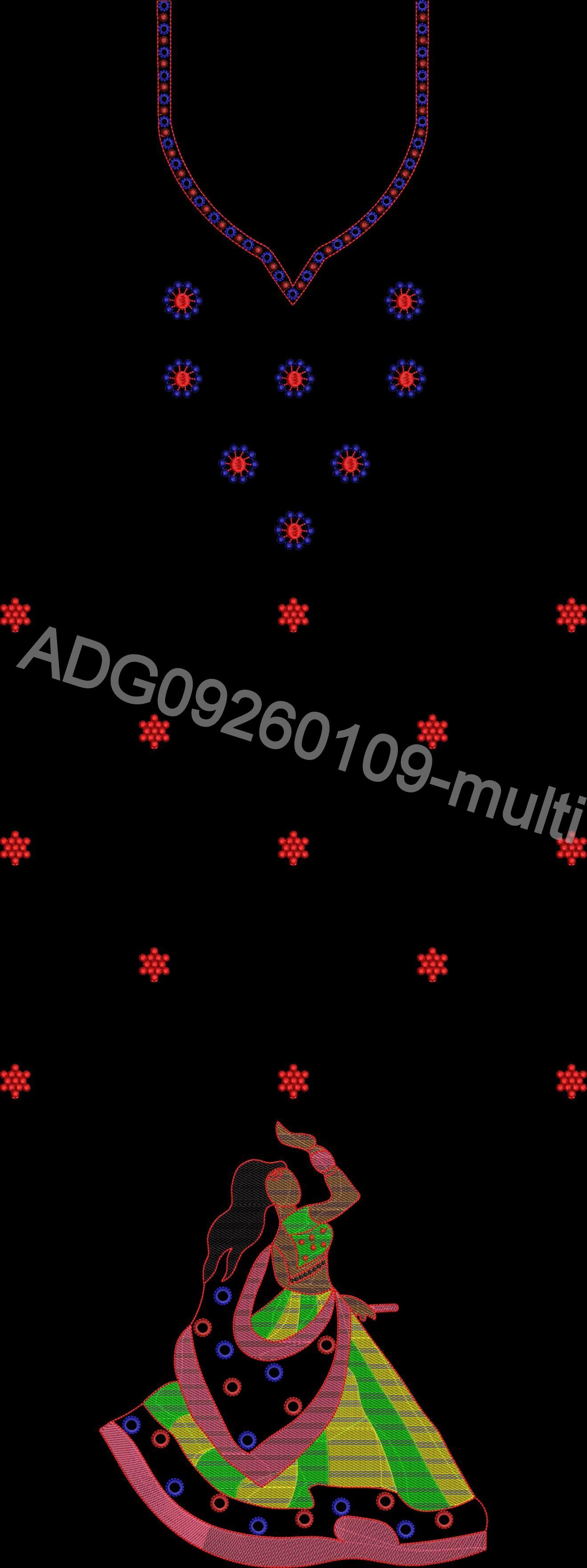 kurti neck panel