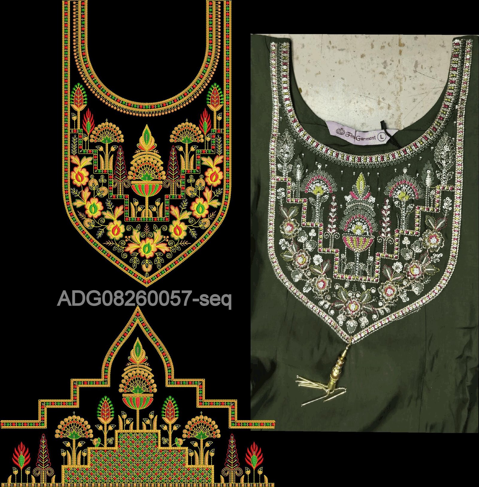 kurti neck seq