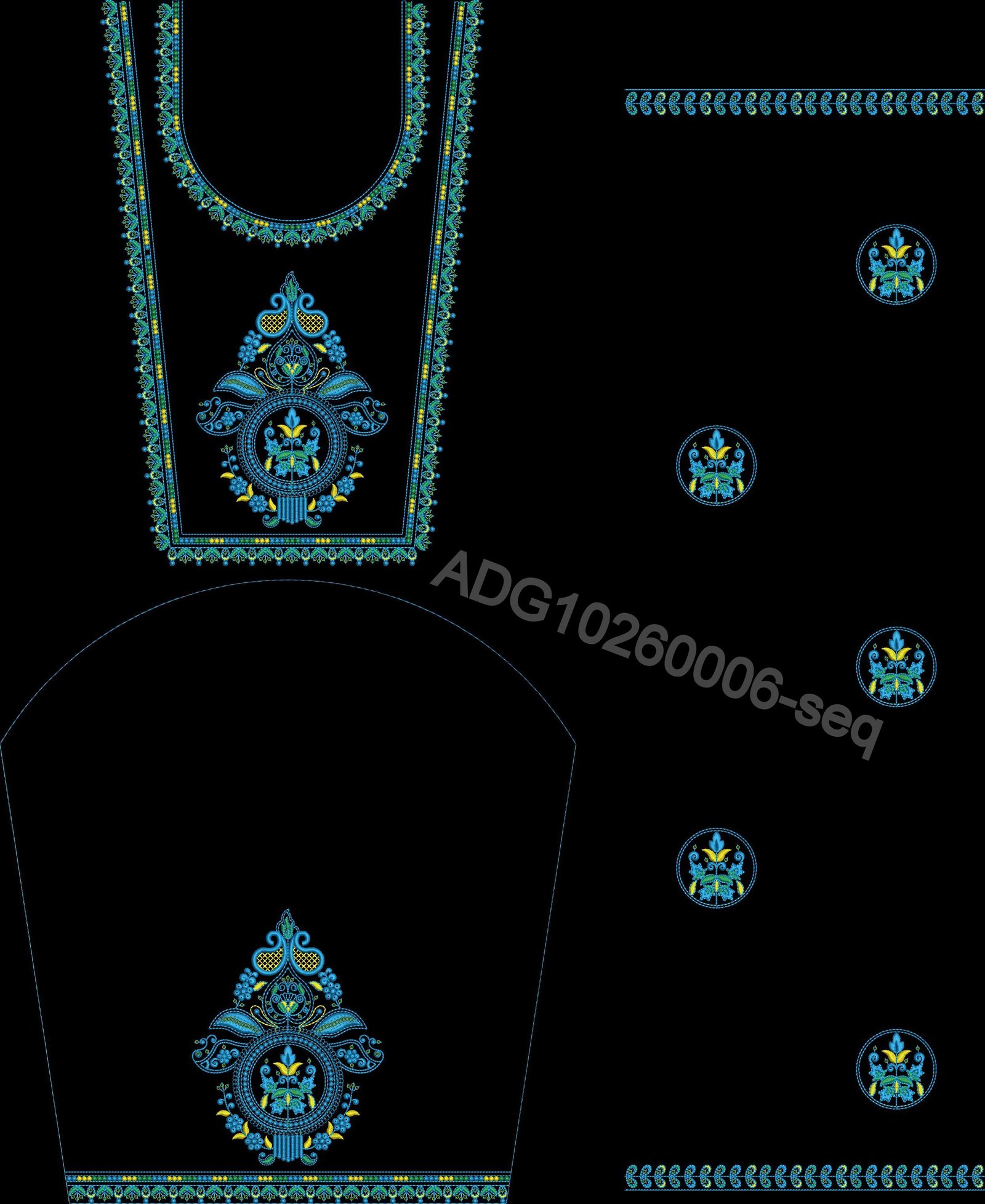 kurti neck seq
